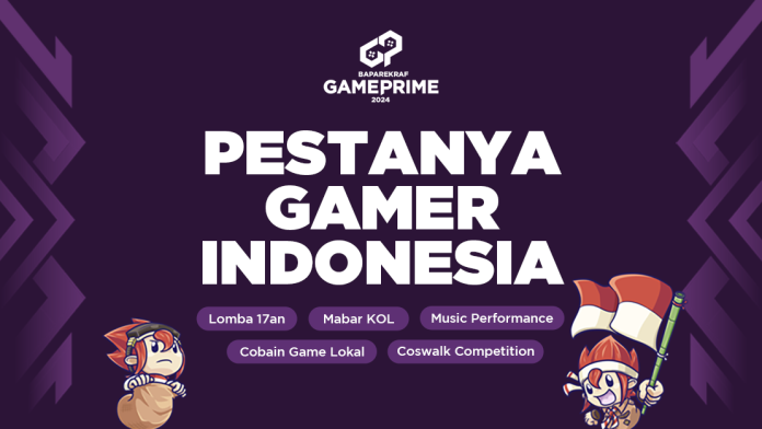 Setelah absen secara offline sejak 2020, Baparekraf Game Prime 2024 kembali hadir dengan tema ‘Pestanya Gamer Indonesia’.