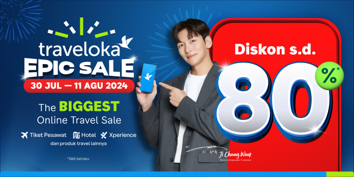 Traveloka menunjuk Superstar Global, Ji Chang Wook, sebagai brand ambassador mereka dalam program promo EPIC Sale