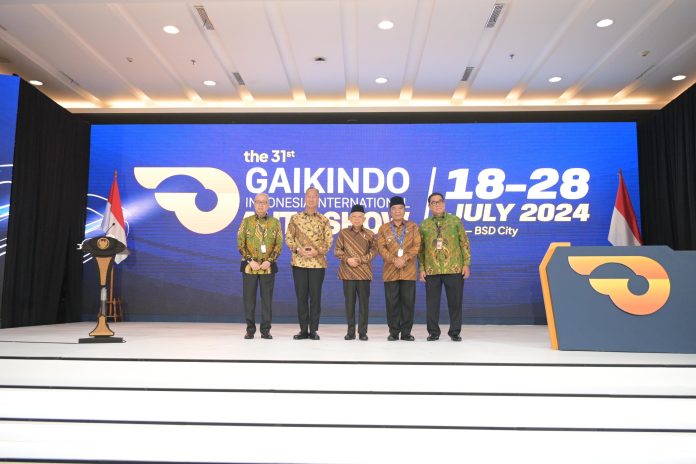 GIIAS 2024, resmi dibuka oleh Wakil Presiden Republik Indonesia, Prof. Dr. (H.C) K.H. Ma’ruf Amin pada 18 Juli 2024