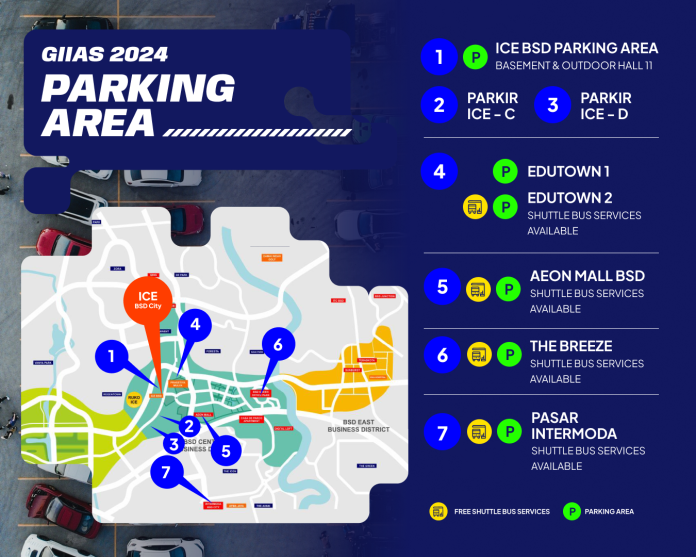 Pada GIIAS 2024, akan memperkenalkan area parkir yang diperluas untuk meningkatkan kenyamanan dan aksesibilitas bagi semua pengunjung.