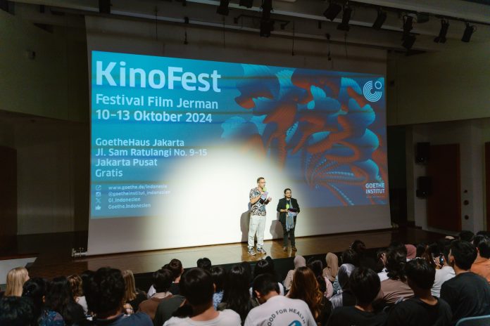 Edisi ketiga KinoFest, festival film Jerman tahunan dari Goethe-Institut, resmi dibuka di Jakarta dan Bandung pada Kamis, 10 Oktober 2024.