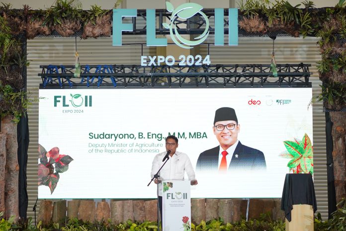 FLOII Expo 2024 resmi dibuka di Hall 3, ICE BSD City, Tangerang sebagai pameran tanaman hias berskala internasional terbesar di Indonesia