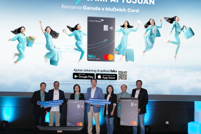 BCA Digital melakukan kolaborasi dengan Garuda Indonesia untuk meluncurkan Kartu Debit Garuda x bluDebit Card. 